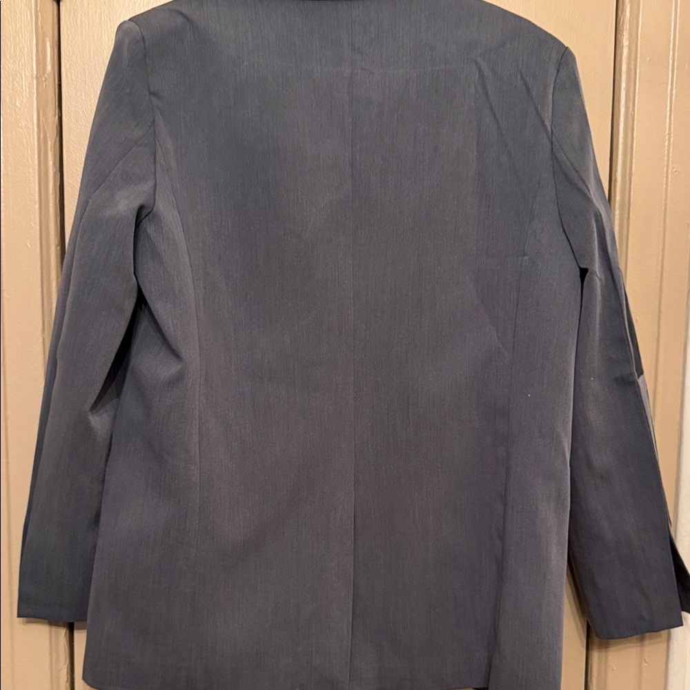 Clone 1:1Dior Gray Blazer with Black Graphic Lettering - Picture 7 of 8